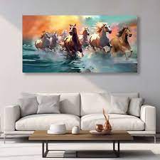 Seven Running Horse Painting, Placement, and Its Magical Benefits as per Vastu