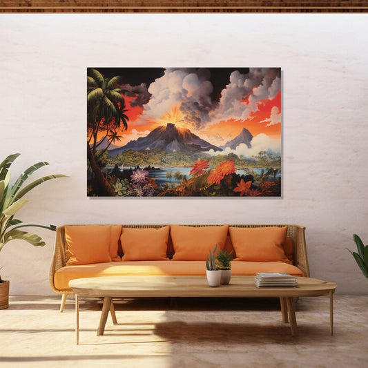 Exploring Nature's Majesty: Landscape Handmade Paintings by Craftico Creations