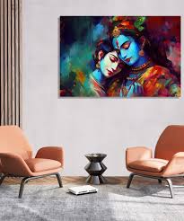 The Art of Tranquility: Elevate Your Home Decor with Radha Krishna Paintings