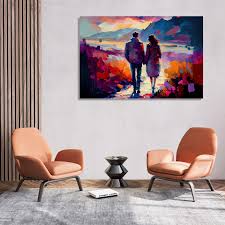 Acrylic Couple Painting: Adding Color to Love with Craftico