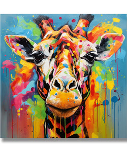 Vibrant Giraffe