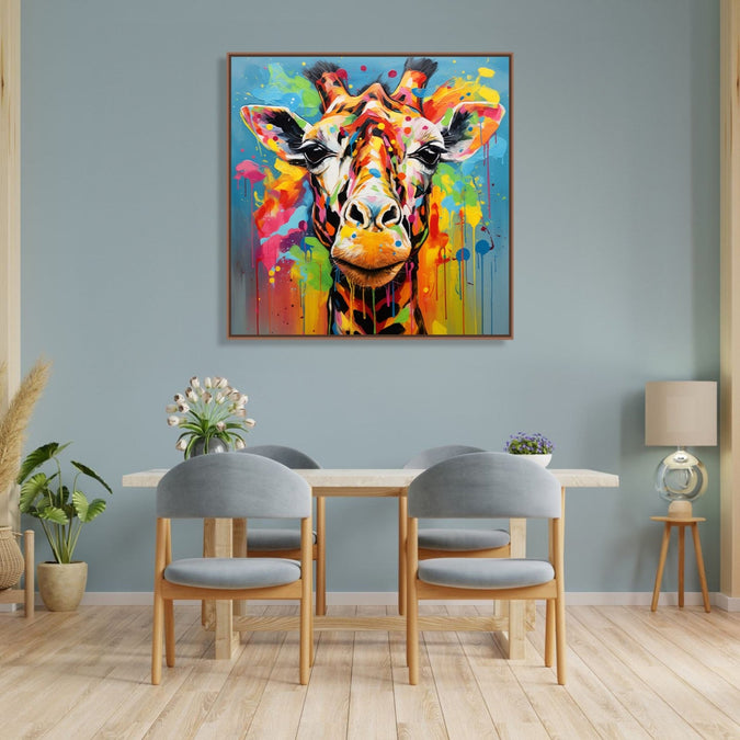 Vibrant Giraffe