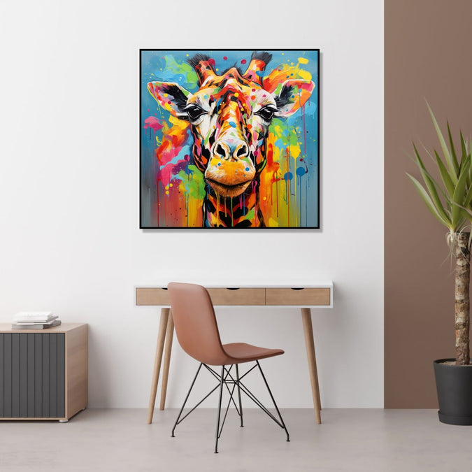 Vibrant Giraffe