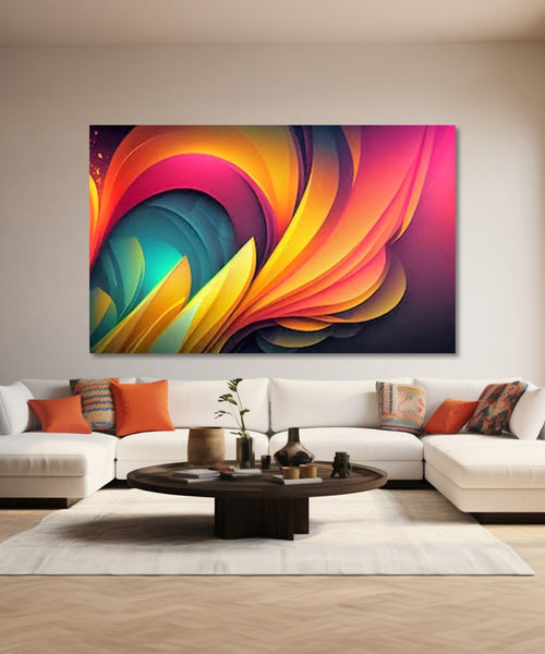Painting for Living Room : chromatic-rhapsody