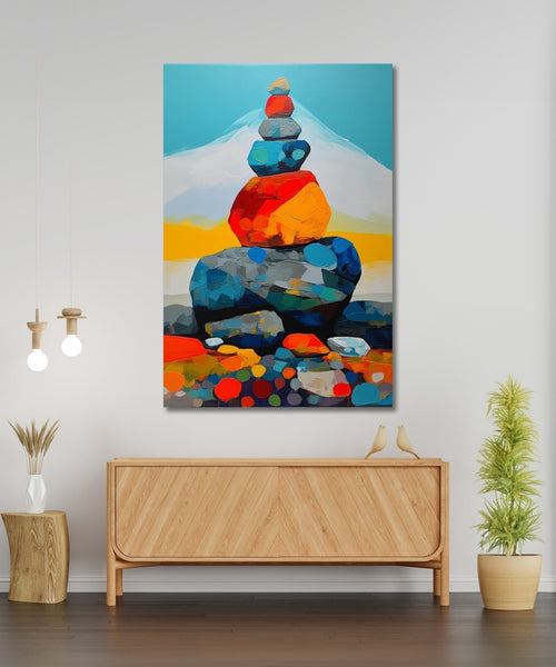 Painting for Living Room : alpine-chromatic-reverie