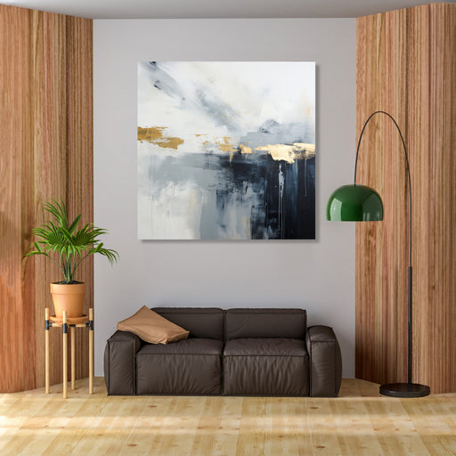 Gold Abstract Paintings Artworks