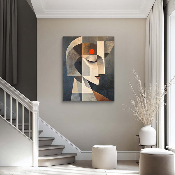 abstract face painting