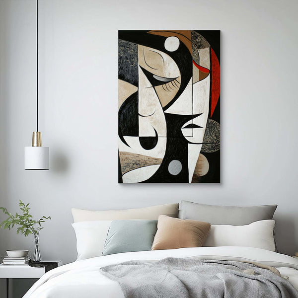 Abstract cubism wall art