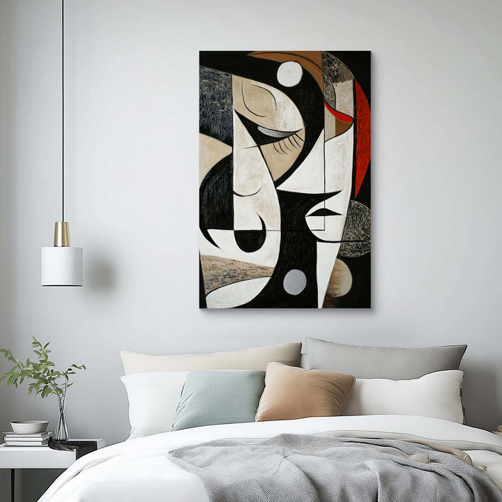 Abstract cubism wall art
