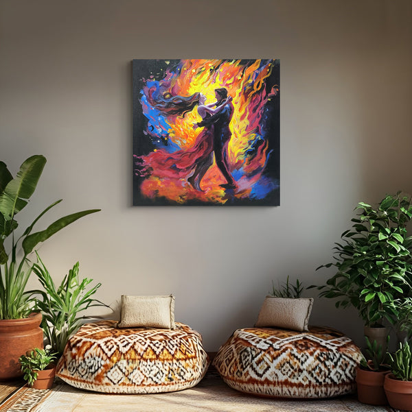 couple dance painting (24*24)