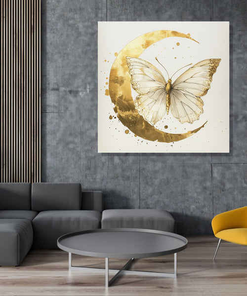 Golden butterfly with Golden Moon arc