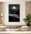 A man travelling in desert in full moon night : Personal room Paintings