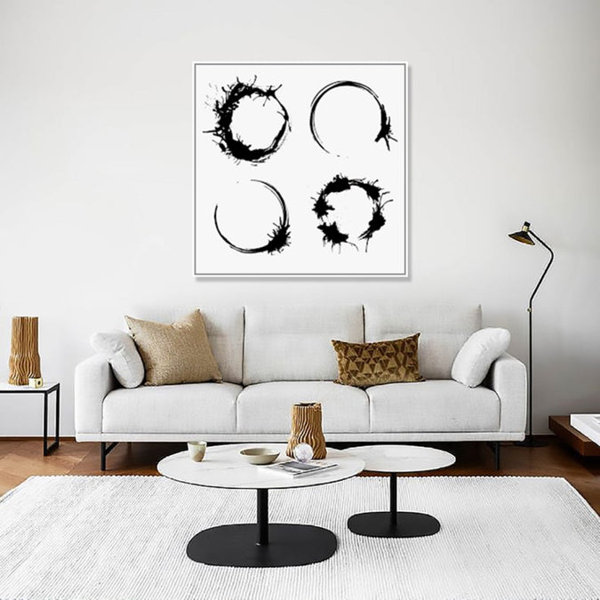 Arrival movie, language signs : Dining room Painting