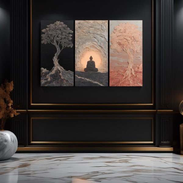 Texture Buddha panel