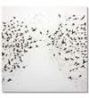 Birds flying in two random pattern : Living room Painting