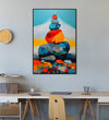 Canvas Painting for Living Room : alpine-chromatic-reverie