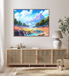 Canvas Painting for Living Room : beautiful-majestic-serenity