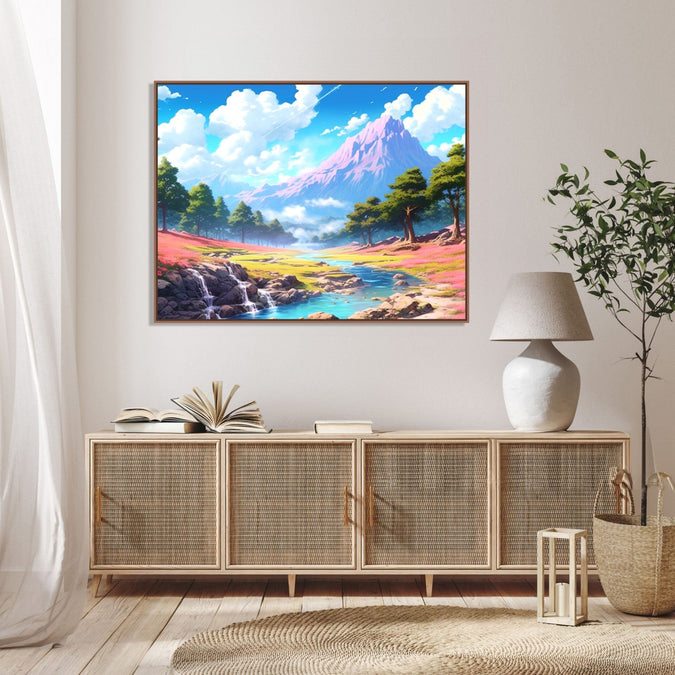 Canvas Painting for Living Room : beautiful-majestic-serenity