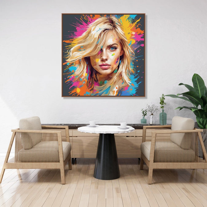 Canvas Painting for Living Room : blonde-beauty