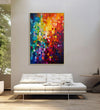 Canvas Painting for Living Room : chaos-in-chroma