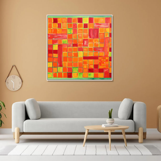 Canvas Painting for Living Room : citrus-oasis