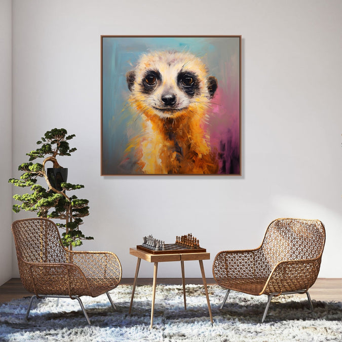 Canvas Painting for Living Room : curious-eyes