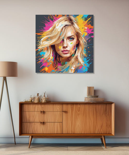 Painting for Living Room : blonde-beauty