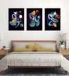 Handmade Painting for Bed Room : abstract-ganesha