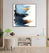 Handmade Painting for Bed Room : abstract-sea-waves