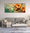 Handmade Painting for Bed Room : abstract-spring-bloom