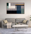 Handmade Painting for Bed Room : abstract-subtle-squares