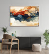 Handmade Painting for Bed Room : clouds-and-winds