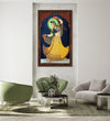 Handmade Painting for Bed Room : dancing-princess-miniature-art-form