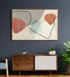 Handmade Painting for Bed Room : earthy-abstract-harmony