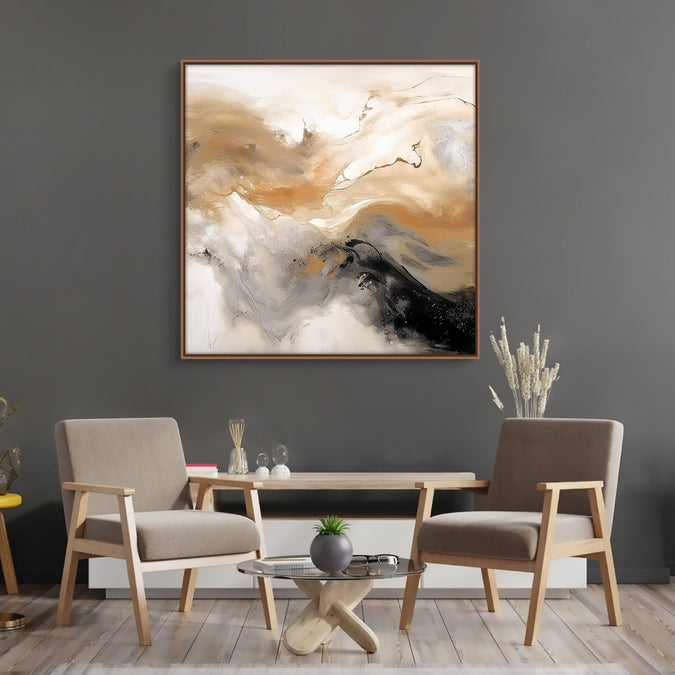 Handmade Painting for Bed Room : earthy-chaos