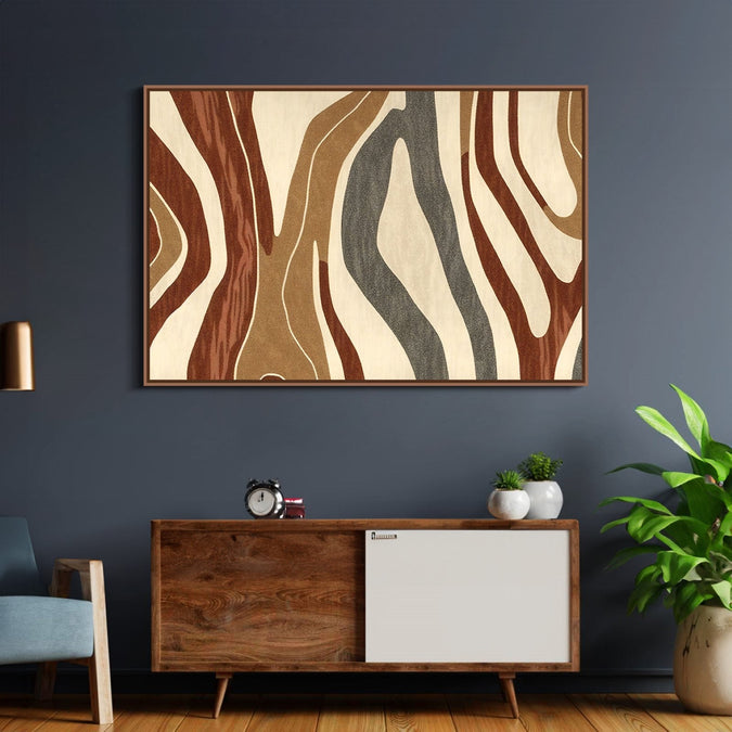 Handmade Painting for Bed Room : earthy-elegance