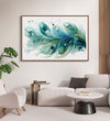 Handmade Painting for Bed Room : emerald-elegance