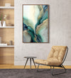 Handmade Painting for Bed Room : emerald-elegance-2