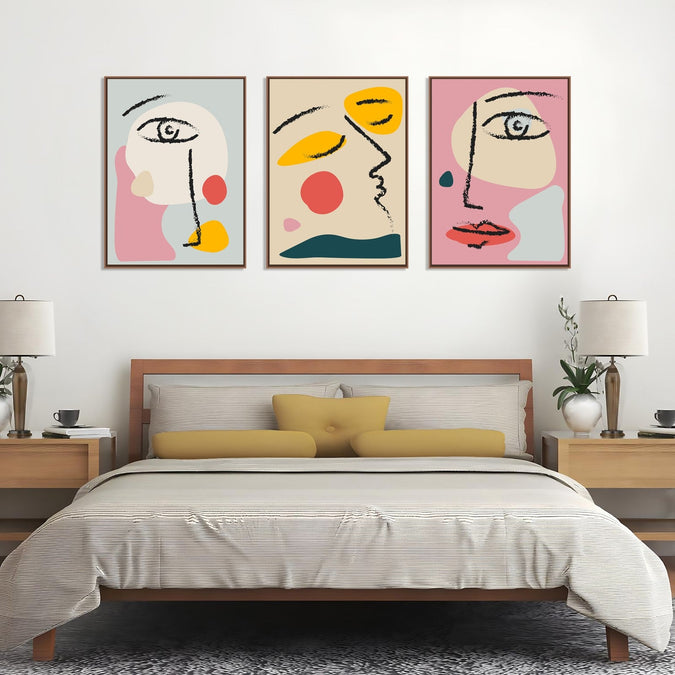 Handmade Painting for Bed Room : emotions