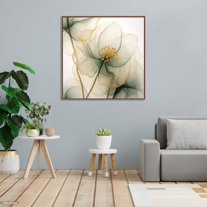 Handmade Painting for Bed Room : ethereal-blossom