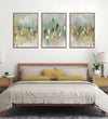 Handmade Painting for Bed Room : gold-leaf-absracts