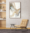 Handmade Painting for Bed Room : golden-elegance