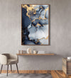 Handmade Painting for Bed Room : golden-midnight-elegance