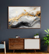 Handmade Painting for Bed Room : golden-swirls-2