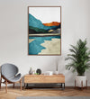 Handmade Painting for Bed Room : minimalist-art-landscape-1