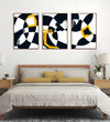 Handmade Painting for Bed Room : monochrome-abstract