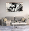 Handmade Painting for Bed Room : monochrome-stallion