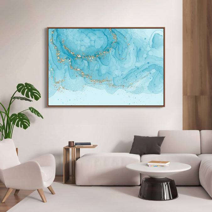 Handmade Painting for Bed Room : ocean-serenity