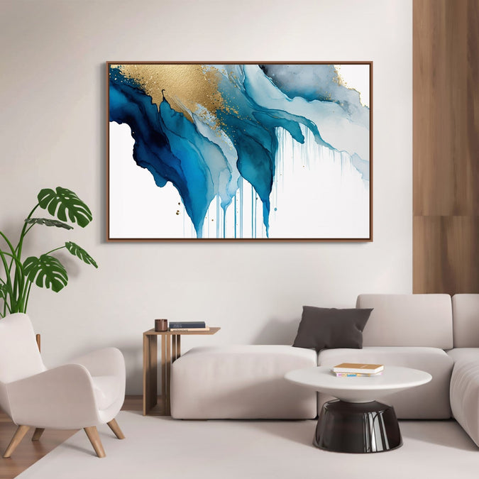 Handmade Painting for Bed Room : oceanic-elegance