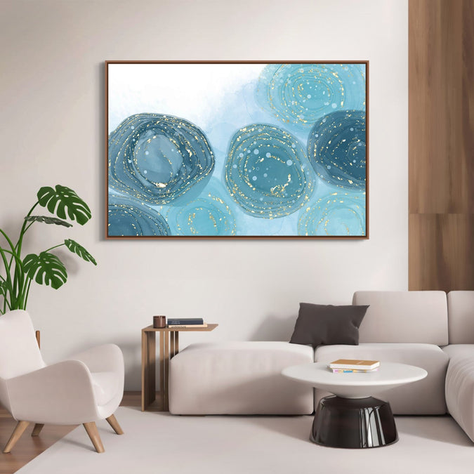 Handmade Painting for Bed Room : oceanic-harmony